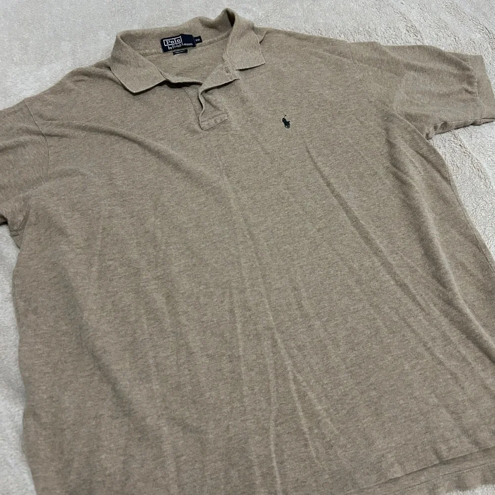 Polo‎ Ralph Lauren Polo Shirt Mens XXL Brown Short Sleeve Black Pony